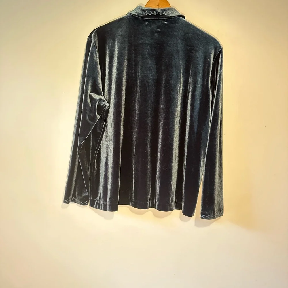 Jones New York velvet Green Sz xL - Picture 3 of 5